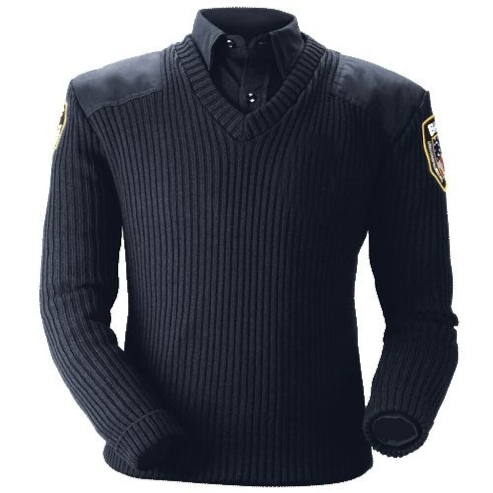 NWT Blauer Classic V-Neck Sweater Mens XL Dark Navy 210